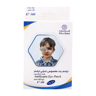 تصویر چشم بند تنبلی چشم طب و صنعت تک سایز 87300