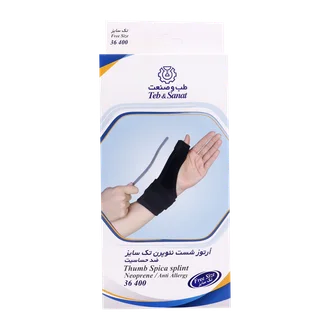 تصویر ارتوز شست نئوپرن تک سایز طب و صنعت کد 36400 