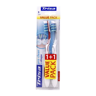 تصویر مسواک اکسترا پروکلین ایکس شیپ نرم دوتایی تریزا