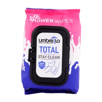 تصویر دستمال مرطوب بدن توتال آمبرلا 50 عددی