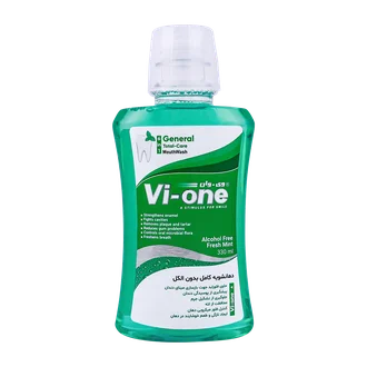 تصویر دهانشویه کامل بدون الکل وی وان 330 میلی لیتری