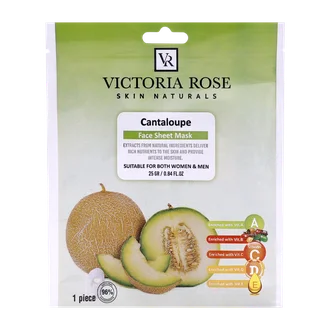 تصویر ماسک صورت ورقه ای طالبی ویکتوریا رز