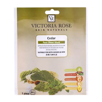 تصویر ماسک صورت ورقه ای سدر ویکتوریا رز