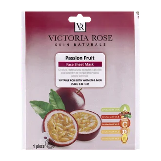 تصویر ماسک ورقه ای صورت پشن فروت ویکتوریا رز