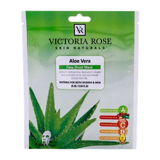 تصویر ماسک ورقه ای صورت آلوئه ورا ویکتوریا رز