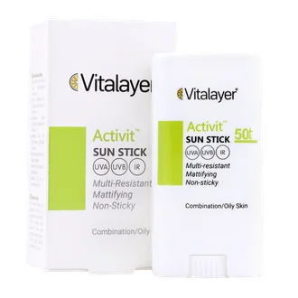 تصویر ضد آفتاب استیکی اکتیویت SPF50 ویتالیر