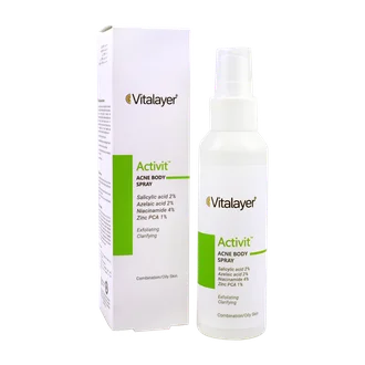 تصویر اسپری ضد جوش و لایه بردار ویتالیر پوست چرب