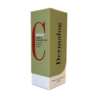 تصویر سرم ویتامین سی و هیالورونیک اسید درمالوگ