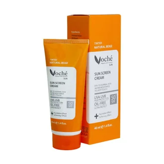 تصویر ضد آفتاب رنگی SPF50 پوست‌ خشک وچه