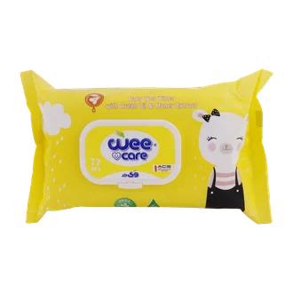 تصویر دستمال مرطوب کودک وی کر روغن آرگان 