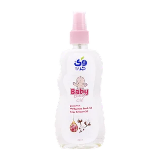 تصویر روغن بچه گل رز و پنبه دانه وی کر