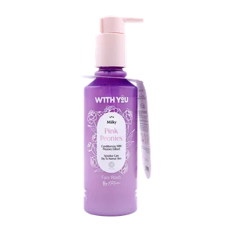 تصویر شوینده صورت کرمی پوست‌ معمولی تا خشک Pink Peonies ویت یو