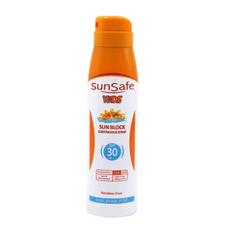 تصویر اسپری ضد آفتاب کودک SPF30 سان سیف