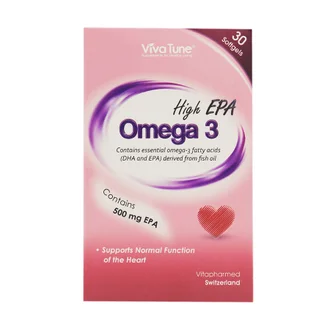 تصویر کپسول امگا 3 ای پی ای بالا ویواتیون