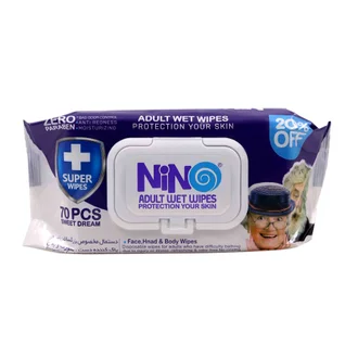 تصویر دستمال مرطوب بزرگسالان نینو