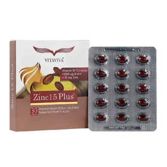 تصویر کپسول زینک 15 پلاس ویتاویوا