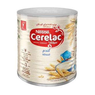 تصویر سرلاک گندم به همراه شیر نستله