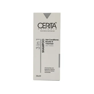 تصویر شامپو 3 در 1 نرم کننده حجم دهنده و تقویت کننده مو آقایان سریتا