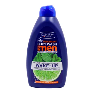 تصویر شامپو بدن ژلی مردانه لیمو و نعنا کامان