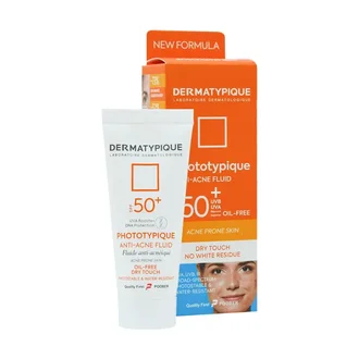 تصویر ضد آفتاب و ضد جوش SPF50 درماتیپیک