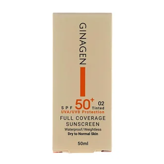 تصویر کرم ضد آفتاب پوست خشک و نرمال SPF50 ژیناژن