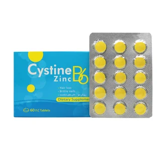 تصویر قرص سیستین ب۶ زینک دانا