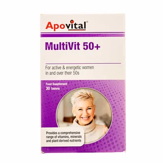 تصویر قرص مولتی ویت بانوان 50+ آپوویتال