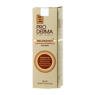 تصویر ماسک روشن کننده صورت ملانووست پرودرما