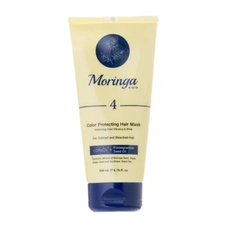 تصویر ماسک موهای رنگ شده و دکلره ۴ مورینگا