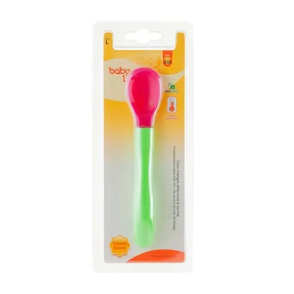 تصویر قاشق سیلیکونی نوزاد بیبی لند کد 430 سایز بزرگ