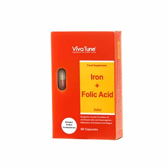 تصویر کپسول آهن و فولیک اسید ویواتیون