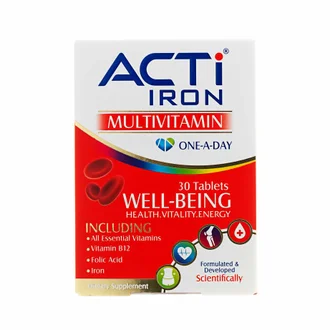 تصویر قرص اکتی آیرون ابیان دارو