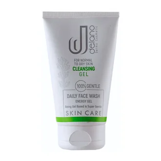 تصویر ژل شستشوی صورت پوست خشک دلانو