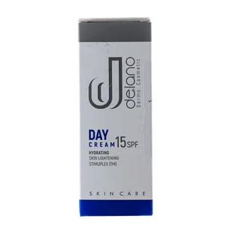 تصویر کرم روز آبرسان و روشن کننده پوست SPF15 دلانو