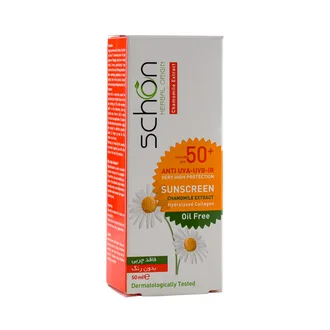 تصویر ضد آفتاب فاقد چربی پوست چرب SPF50 شون 