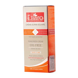 تصویر ضد آفتاب رنگی پوست چرب SPF50 الارو