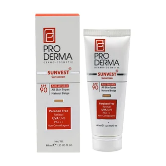 تصویر کرم ضد آفتاب و ضد چروک SPF90 پرودرما