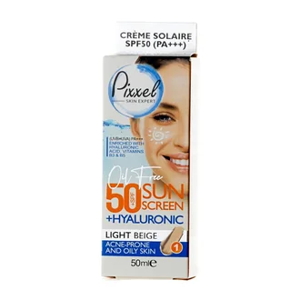 تصویر کرم ضد آفتاب پوست چرب SPF50 پیکسل