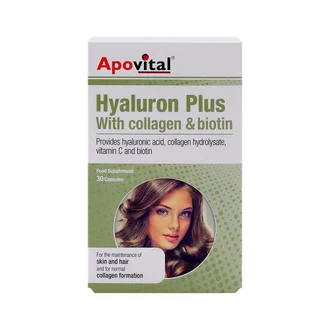 تصویر کپسول هیالورون پلاس آپوویتال