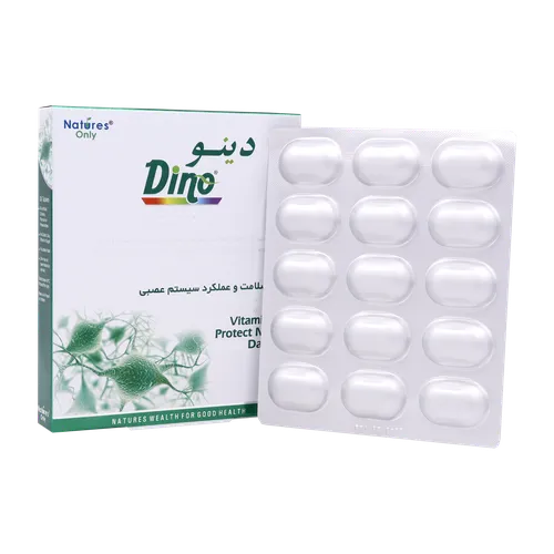 قرص مکمل تقویت سیستم عصبی دینو نیچرز اونلی نمای ۳